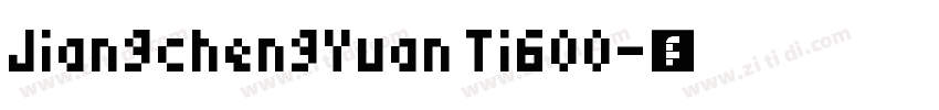 JiangchengYuan Ti600字体转换